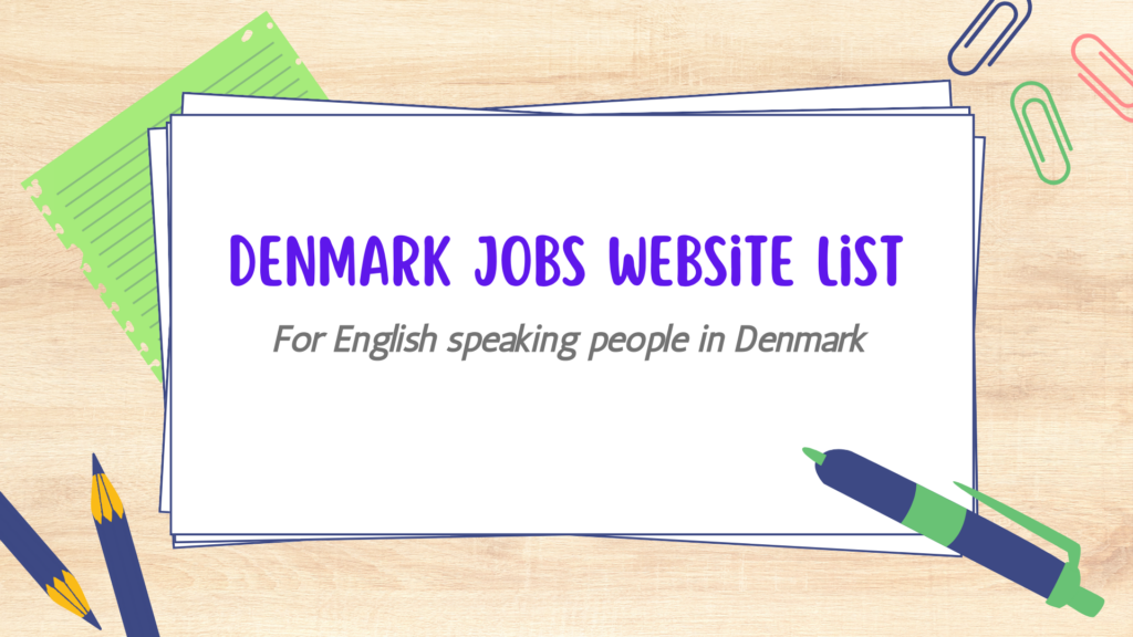 English speaking Jobs in Denmark